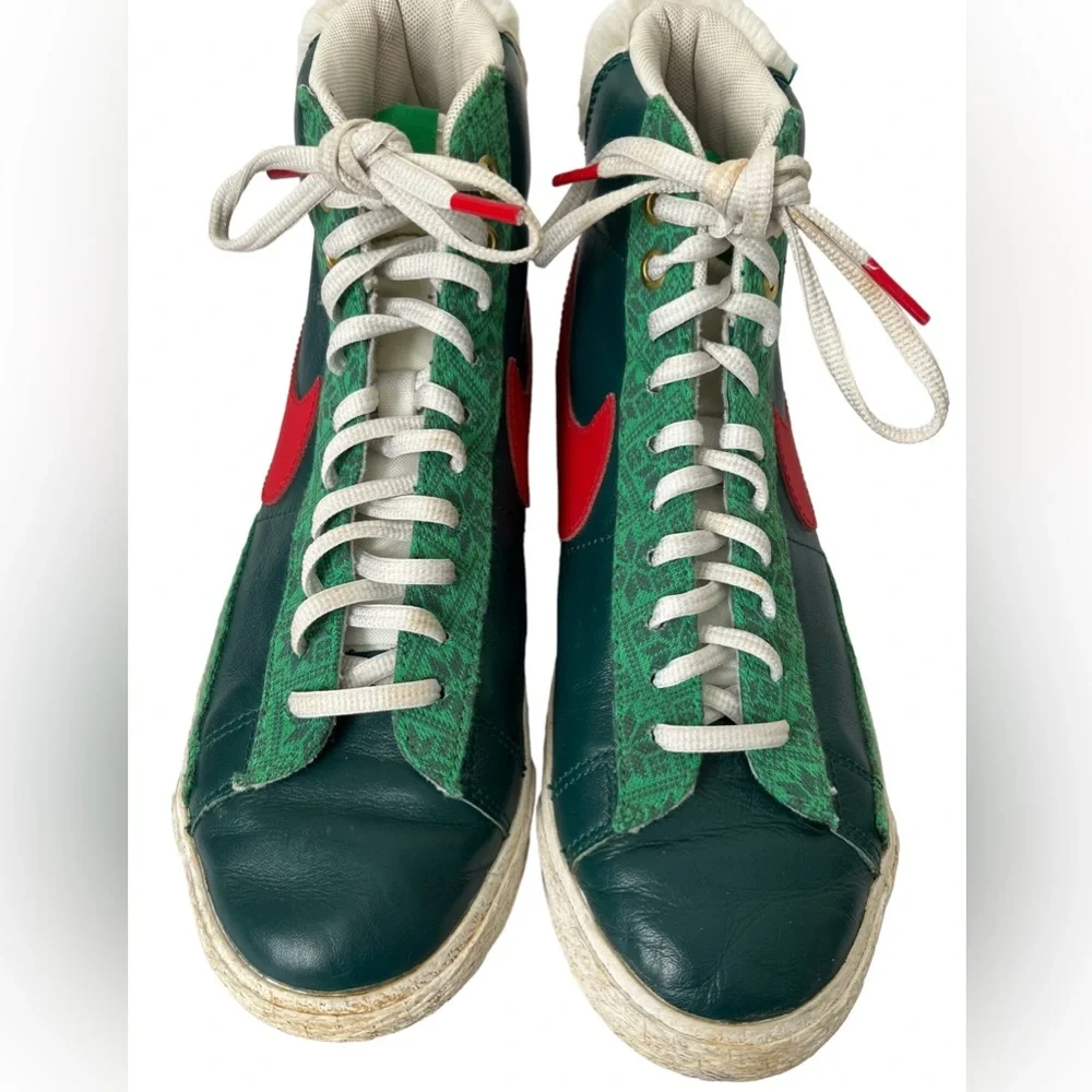 Nike Blazer Mid '77 Vintage GS Christmas Sweater 6Y = Womens Size 8 - DC4410-300